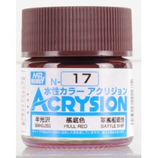 MR.ACRYSION COLOR N-17 HULL RED