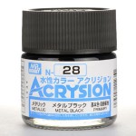 MR.ACRYSION COLOR N-28 METAL BLACK