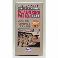 MR.HOBBY PP-101 WEATHERING PASTEL COLOR SET 1