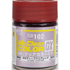 MR.CLEAR COLOR GX-102 DEEP CLEAR RED