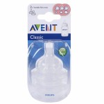 เอเวนท์ Avent Silicone Teats Classic Variable 3month and up