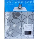 Pet pee pad แผ่นรองซับฉี่สุนัข แบบซักได้ Size M ขนาดกว้าง 40 cm. ยาว 60 cm.