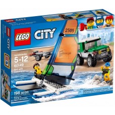 LEGO City Great Vehicles 60149 4x4 with Catamaran