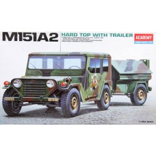 AC 13012 M151-A2 HARD TOP WITH TRAILER 1/35
