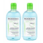 Bioderma Sebium H2O Purifying Cleansing Micelle Solution (500mlx2)