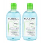 Bioderma Sebium H2O Purifying Cleansing Micelle Solution (500mlx2)