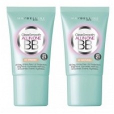 MAYBELLINE CLEAR SMOOTH ALL IN ONE BB CREAM SPF21 PA++ 02 Natural