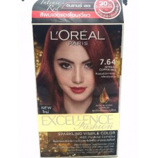 L'Oreal Paris Excellence Fashion Sparking Visible Color 7.64 Intense Copper Red 