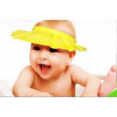 หมวกกันแชมพู ซิลิโคนฟรีไซส์ สีเหลือง