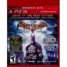 PS3: Batman Arkham Asylum Game of the Year