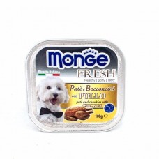 Monge Fresh ชนิดเปียก สำหรับสุนัข สูตรไก่ 100 กรัม