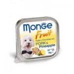Monge Fruit ชนิดเปียก สำหรับสุนัข สูตรหมูและสับปะรด 100 กรัม