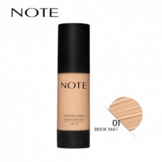 Note Mattifying Extreme Wear Foundation 01 pump