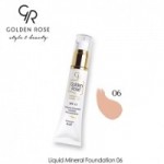 Golden Rose LIQUID POWDERY MINERAL FOUNDATION NO.06 Noisette