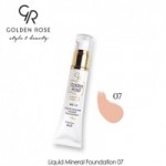 Golden Rose LIQUID POWDERY MINERAL FOUNDATION NO.07 Tan