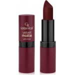 Golden Rose Velvet Matte Lipstick 4.2g No.23 Burgundy Red