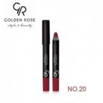 Golden Rose Matte Lipstick Crayon 3.5g No.20 Red Rose
