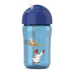 เอเวนท์ Avent ถ้วยหัดดื่ม แบบมีหลอด 12 oz. สีฟ้า สำหรับ 18 เดือน+