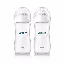เอเวนท์ Avent ขวดนม รุ่นNatural 11 oz. สำหรับ 3 เดือน+ แพ็คคู่