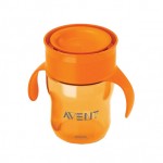 เอเวนท์ Avent ถ้วยหัดดื่ม แก้วแบบผู้ใหญ่ 9 oz. สำหรับ 12 เดือน+ สีส้ม