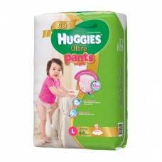 ฮักกี้ส์ Huggies Ultra Pants ไซส์ L เด็กผู้หญิง ห่อ 44 ชิ้น