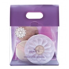 Bisous Bisous Miracle Blooming Anti Aging Powder Pact Set #1 Ivory