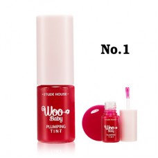 Etude House Woo~ Baby Plumping Tint #01 volume up red