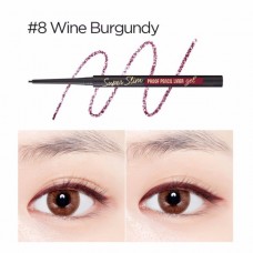 Etude House Super Slim Proof Gel Pencil Liner #8 Wine Burgundy