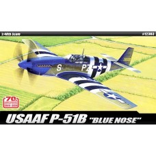 AC 12303 USAAF P-51B BLUE NOSE     1/48