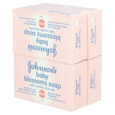 จอห์นสัน Johnson's สบู่เด็ก จอห์นสัน เบบี้ บลอสซั่ม 75 กรัม แพ็ค 4 ก้อน