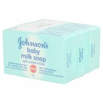 จอห์นสัน Johnson's สบู่เด็ก จอห์นสัน เบบี้ มิลค์ 75 กรัม แพ็ค 3 ก้อน