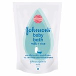 จอห์นสัน Johnson's สบู่เหลวอาบน้ำ สูตรมิลค์ 400 มล. รีฟิล