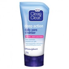 คลีนแอนด์เคลียร์ Clean&Clear เคลียร์ ดีปแอคชั่น เดลี่ พอร์ คลีนเซอร์ 50 กรัม