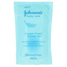 จอห์นสัน Johnson's เจลอาบน้ำ จอห์นสัน บอดี้ แคร์ ออกซิเจน เฟรช  บอดี้ วอช 400 มล.