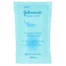 จอห์นสัน Johnson's เจลอาบน้ำ จอห์นสัน บอดี้ แคร์ ออกซิเจน เฟรช  บอดี้ วอช 400 มล.