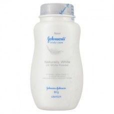 จอห์นสัน Johnson & Johnson Naturally White UV White Powder 50 g.