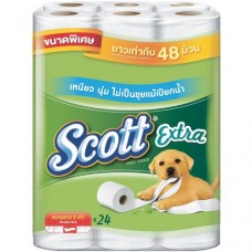 สก๊อตต์ Scott เอ็กซ์ตร้า ความยาว 2 เท่า  24 ม้วน