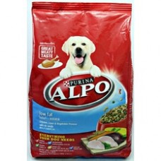 ALPO ชนิดเม็ด สำหรับสุนัขโต รสไก่ ตับและผัก สูตรไขมันต่ำ 1.3 kg