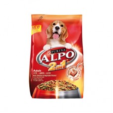 ALPO (2in1) ชนิดเม็ด สำหรับสุนัขโต สูตร 2อิน1 รสวัว ไก่ และผัก 2.6 kg