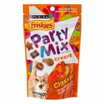 Friskies Party Mix ขนมแมว สูตรคลาคสิค รสปลาทูน่า ไก่ และปลาโบนิโตะ 60 กรัม