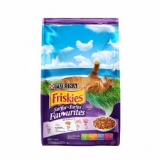 Friskies Surfin' & Turfin' Favourites ชนิดเม็ด สำหรับแมวโต รสปลาทูน่าและปลาซาร์ดีน 3 kg