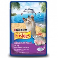 Friskies ชนิดเปียก สำหรับแมวโต สูตรปลาทู 80 กรัม