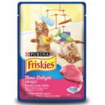 Friskies Kitten ชนิดเปียก สำหรับลูกแมว รสปลาทูน่า 80 กรัม