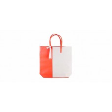 LancomeFluorescent Orange Leather Bag