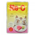 Me-O Kitten Tuna ชนิดเปียก สำหรับลูกแมว รสปลาทูน่า 80 กรัม