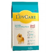 Dr. LuvCare ชนิดเม็ด สำหรับสุนัขโตพันธุ์เล็ก รสเนื้อ นม ผักและไข่ 9 kg