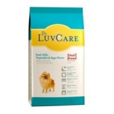 Dr. LuvCare ชนิดเม็ด สำหรับสุนัขโตพันธุ์เล็ก รสเนื้อ นม ผักและไข่ 500 กรัม