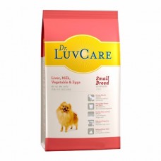 Dr. LuvCare ชนิดเม็ด สำหรับสุนัขพันธุ์เล็ก รสตับ นม ผักและไข่ 9 kg