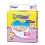 เบบี้เลิฟ Baby Love Easy Tape ไซส์ S ห่อ 54 ชิ้น