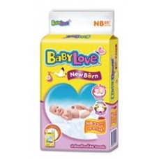 เบบี้เลิฟ Baby Love Easy Tape ไซส์ New Born ห่อ 32 ชิ้น